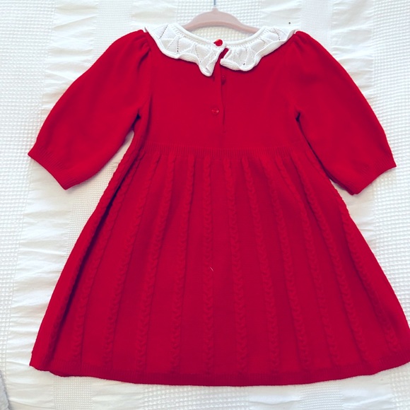 Janie and Jack | BABY COLLARED CABLE KNIT SWEATER | size 12-18 months - Picture 3 of 3